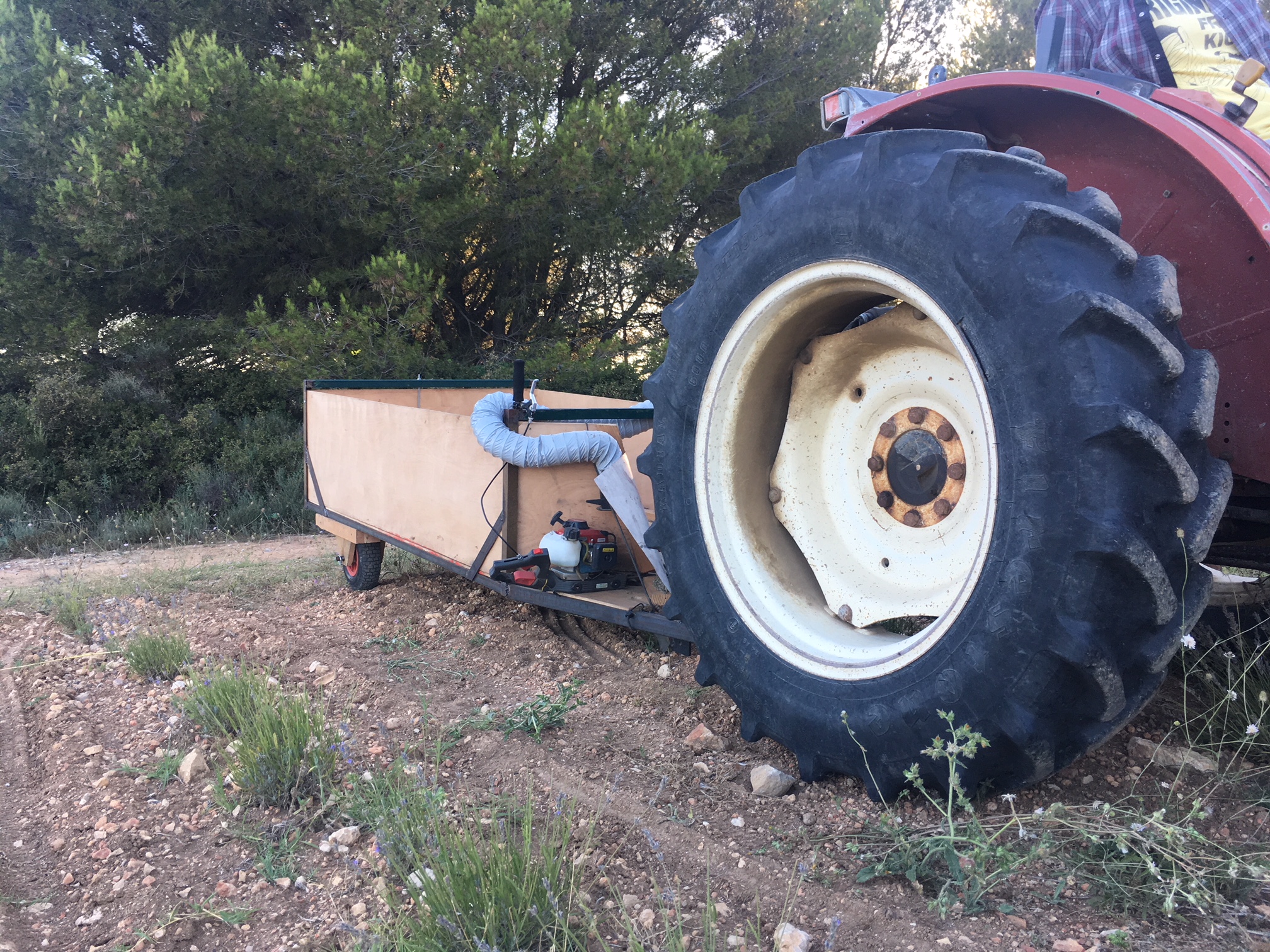 Aperçu de la récolteuse tractée